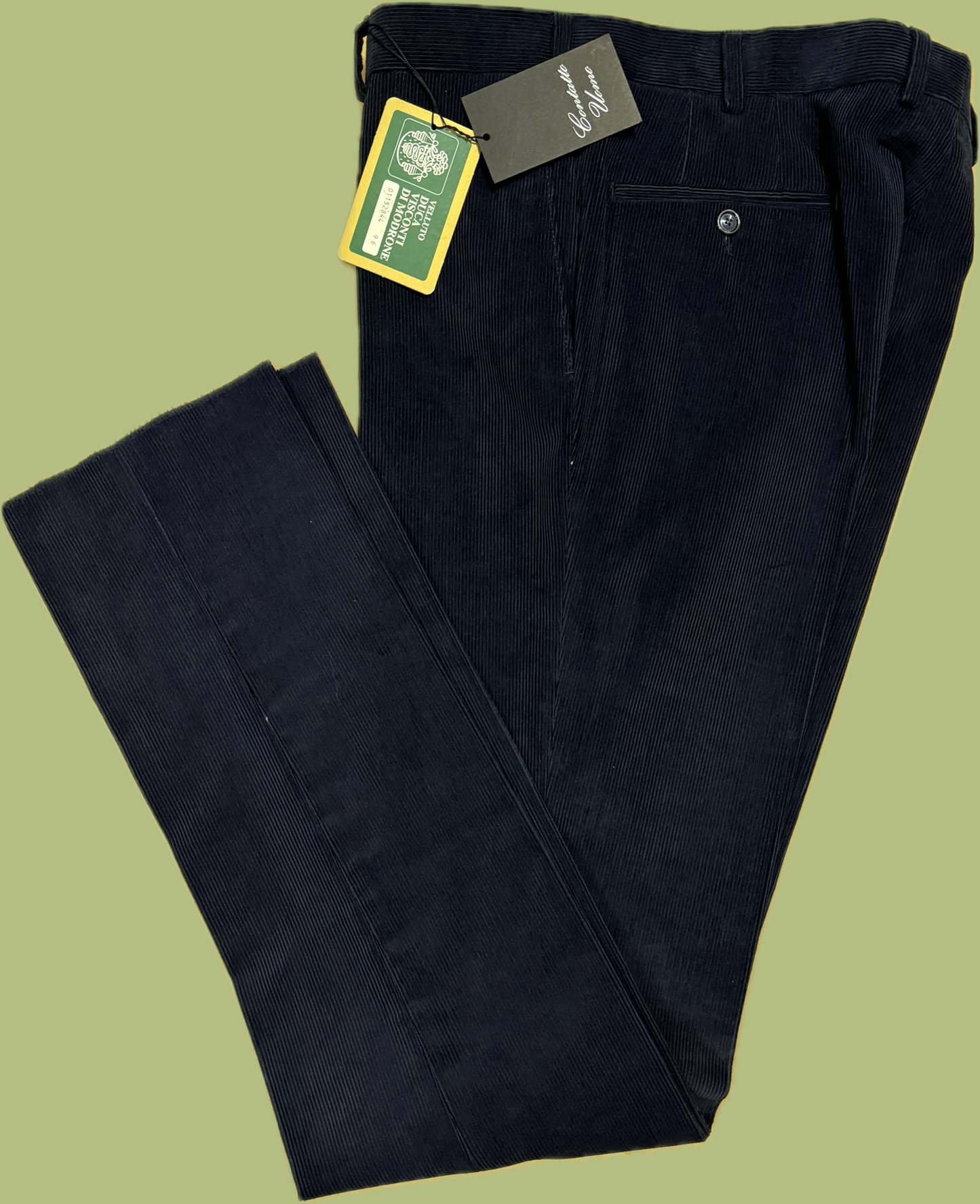 Pantalone Velluto coste strette Uomo Duca Visconti di Modrone (anche taglie forti)