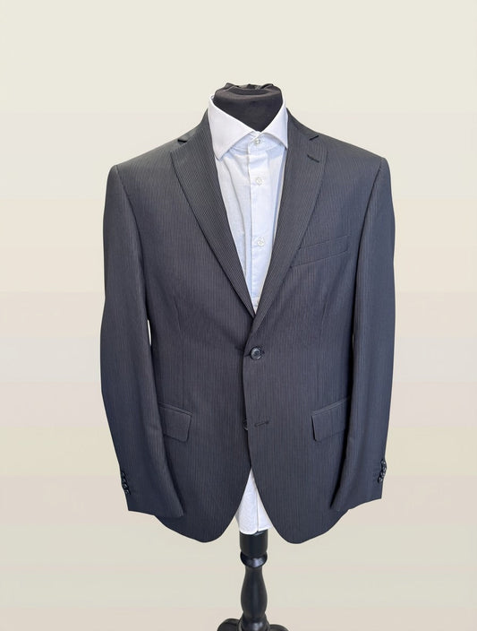Abito Uomo Gessato Antracite Drop 7