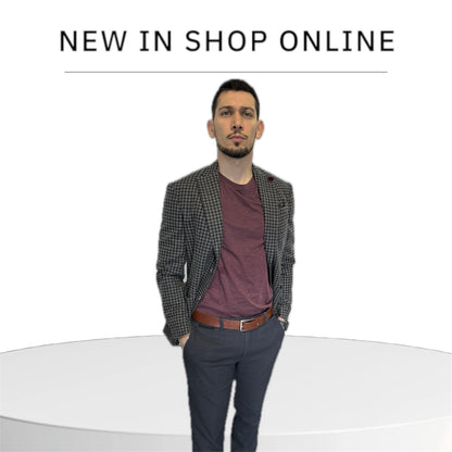 Giacca Casual Uomo – 100% Lana Vergine, Linea Panfilo