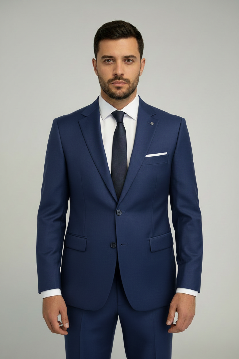 Abito Blu Navy Corretto - Con Modello