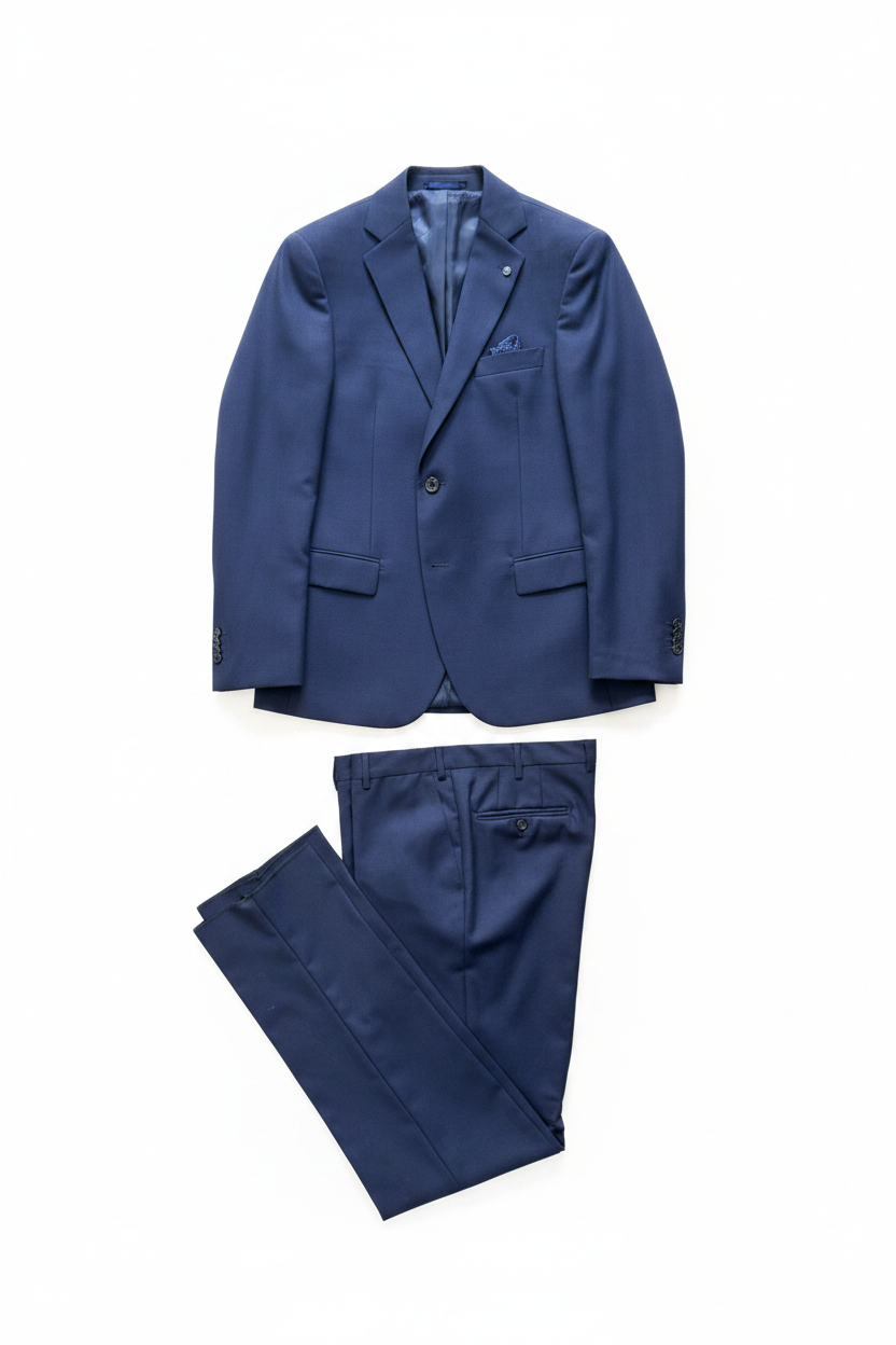 Abito Blu Navy - Sfondo Neutro