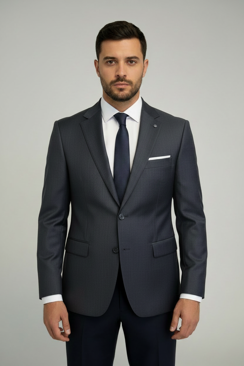Abito Grigio Antracite - Con Modello